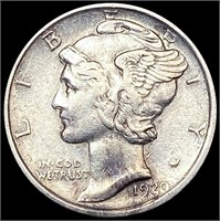 1920-D Mercury Dime CLOSELY UNCIRCULATED