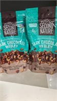 LOT OF 2 SECOND NATURE DARK CHOCOLATE MEDLEY 4.5