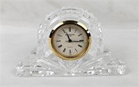 4" Waterford Crystal Desk Clock