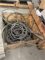 PALLET OF HOSE AND WIRE