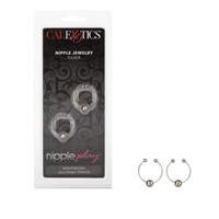 California Exotics Nipple Rings, Silver