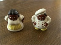 Vintage 1940s Black American S&P Shakers