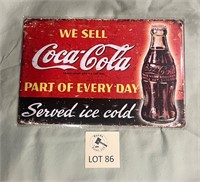We Sell Coca-Cola Sign