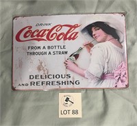 Coca-Cola From a Bottle Sign
