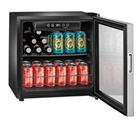 Insignia - 48-Can Beverage Cooler - Stainless