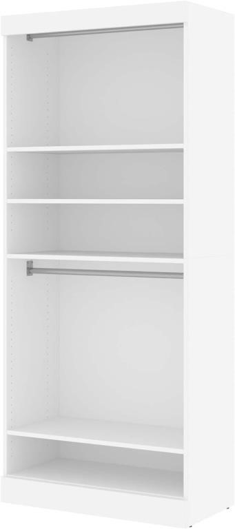 Bestar Pur Closet Organizer in White  See picture