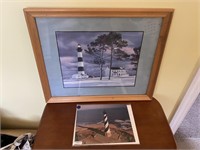 Framed Photograph, Bodie Island Light Station