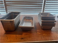 Assorted size prep pans