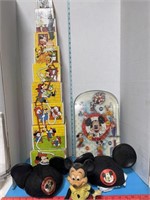Vintage Mickey Mouse Club Marble Pinball Game
