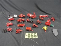 1/64 Scale 20 Assorted Farm Equipment Items; Most