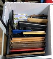 Box of Picture Frames &  Albums