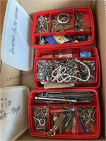 Box of miscellaneous nuts bolts , film slide