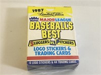 1987 Fleer Baseballs Best Factory Sealed Set