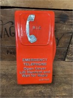 Red Cast Alloy Emergency Phone