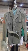 WW2 marines military jacket sz 38 xs