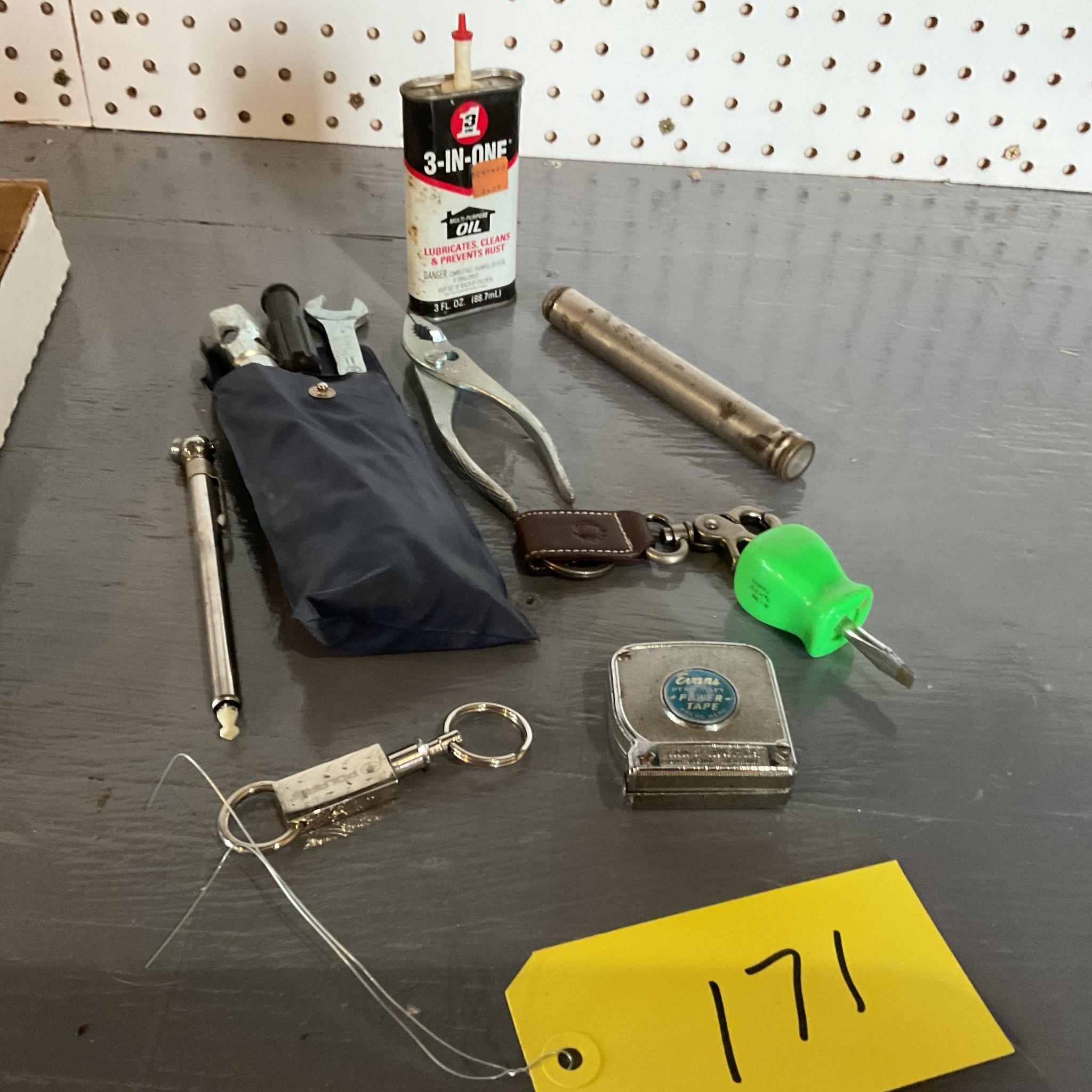 Mixed tool and gadget lot Honda and others