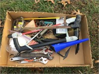 Box lot of tools