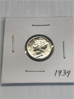 1939 Mercury Dime