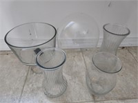Lot of Glass Vases
