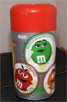 Red M&M Insulated Thermos ( A. Aronson)