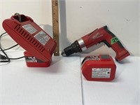 Milwaukee Power-Plus drill with charger & 2 x