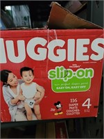 Huggies Little Movers Slip-On Diaper Pants, Size
