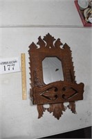 Antique Mirror Letter Holder