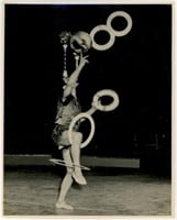 8x10 Francis Brunn juggling circus Hall of Fame