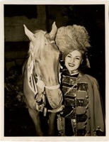 8x10 Woman with horse Miss Konyat