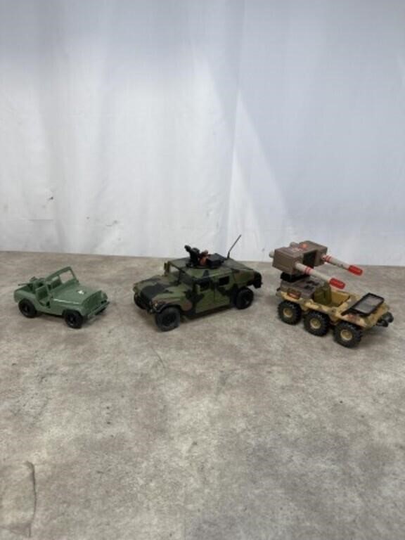 Plastic Military Toy Vehicles