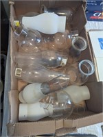 Box lot of hurricane globes