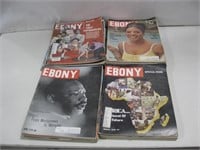 Assorted Vtg Ebony Magazines