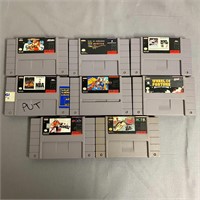 Super Nintendo Game Lot of 8 - UNTESTED