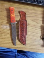 Imperial USA Knife 9in with an elk on handle