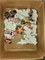 Box lot of misc Christmas ornaments