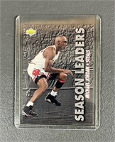 1993 Upper Deck Season Leaders Michael Jordan Card