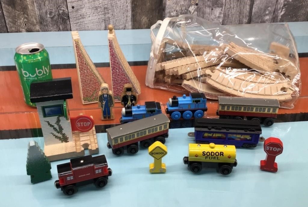 Wooden train set