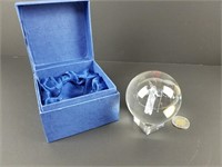 Coffret/Boule en cristal sur sur base