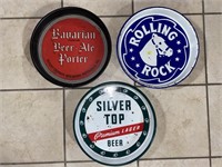 ROLLING ROCK, SILVER TOP, & BAVARIAN METAL BEER