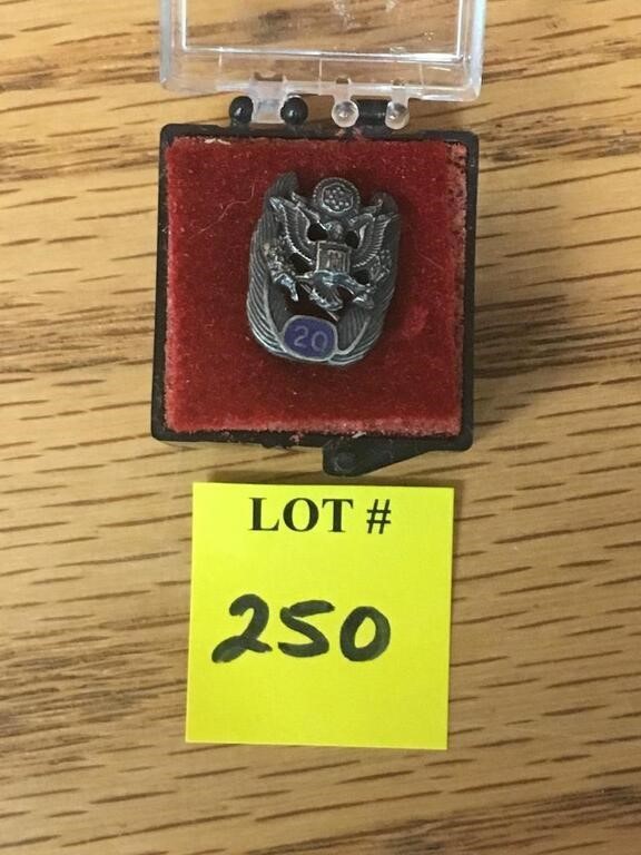 20yr Military Service Pin