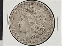 1896 O Morgan Silver Dollar Coin
