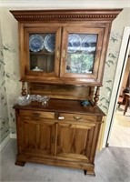 Antique Stepback Cupboard / Buffet