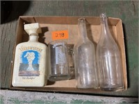 Mixed antique bottle lot