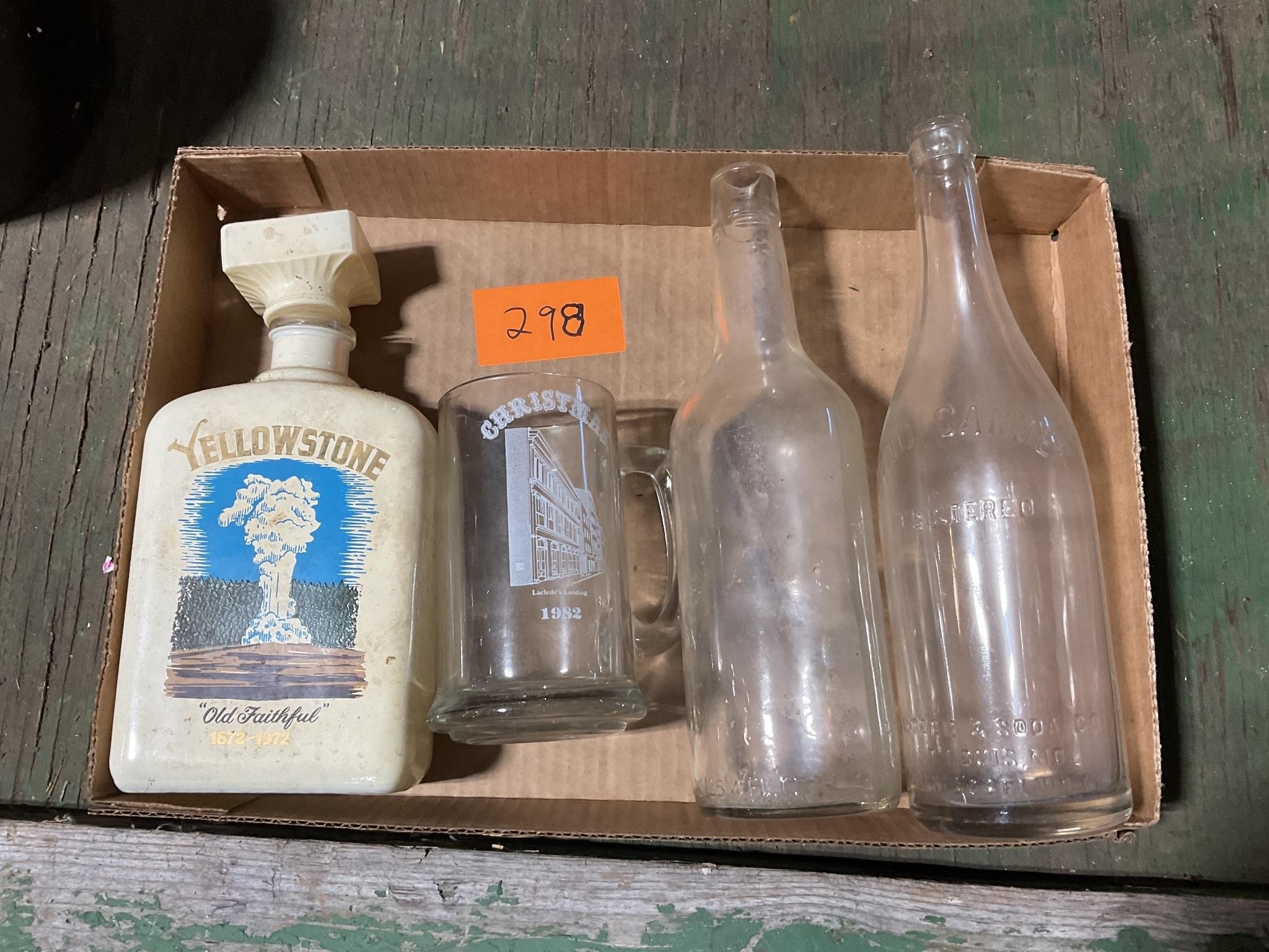 Mixed antique bottle lot