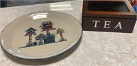 Tea Box and serving Plate