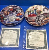 Certificate of authenticity cat plates