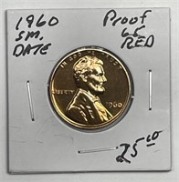 1960 Lincoln Cent Small Date Variety Gem Proof