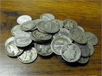 Lot of (50) Mercury Dimes from Photo