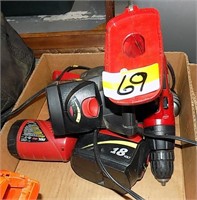 18 VOLT BATTERY TOOLS, CHARGER, , BATTERY, AS-IS