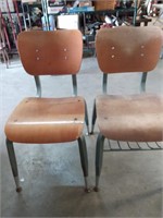 MID CENTURY RETO CHILDS CHAIRS - PICK UP ONLY